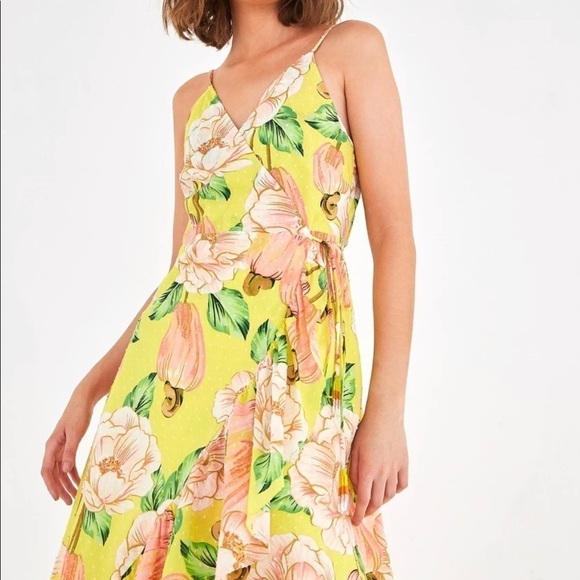 Farm rio cashew Floral print midi Anthropologie - Picture 7 of 9